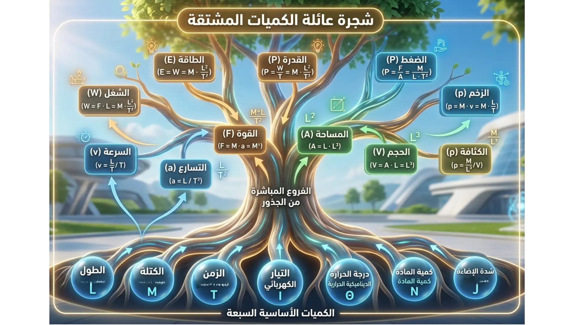 Untitled design (1) الكميات الفيزيائية المشتقة