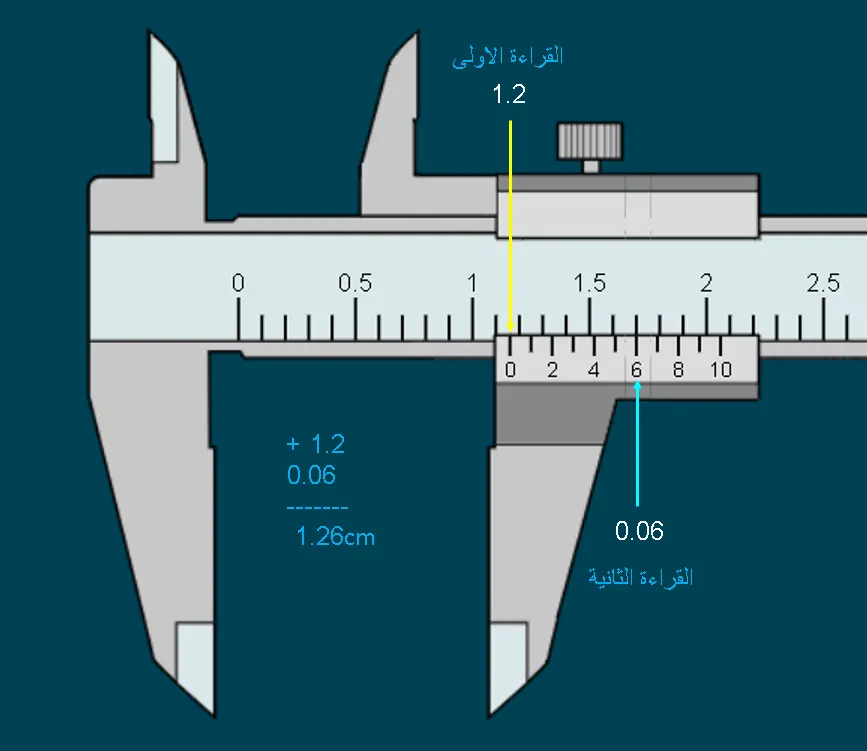 reading vernier caliper